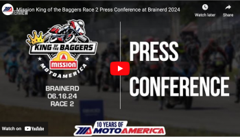 Video: Mission King Of The Baggers Race Two Press Conference From Brainerd International Raceway